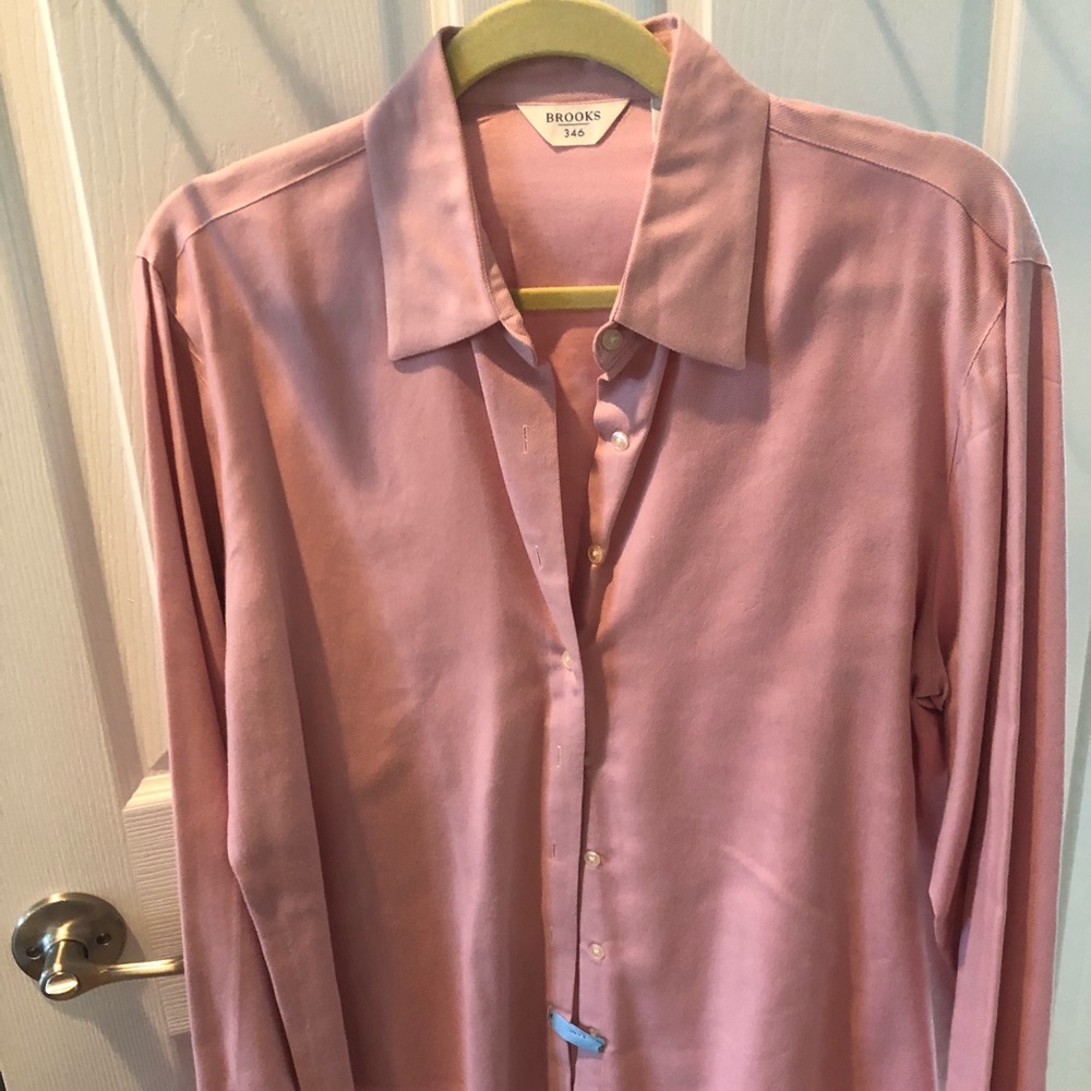 Brooks Brothers Women’s Dress Shirt, pale pink